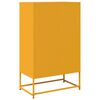vidaXL Highboard Mustard Yellow 68x39x111.5 cm Steel