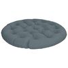 vidaXL Papasan Chair Cushion VIANEN 100% Polyester Blue &Oslash; 130 x 12 cm