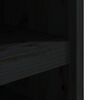 vidaXL Outdoor Kitchen Cabinet Black 106x55x64 cm Solid Wood Pine