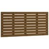 vidaXL Wall Headboard Honey Brown 146x3x63 cm Solid Wood Pine