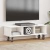 vidaXL TV Stand White 100 x 35 x 35 cm Engineered Wood