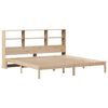 vidaXL Bookcase Bed without Mattress 200x200 cm Solid Wood Pine