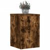 vidaXL Plant Stands 2 pcs Smoked Oak 20x20x30 cm Engineered Wood