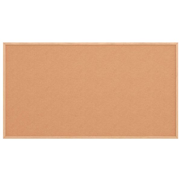 vidaXL Cork Board with Solid Pine Wood Frame 100x55 cm