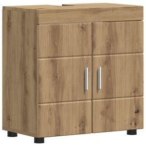 vidaXL Bathroom Cabinet Set TULUM Artisan Oak 60 x 34 x 63 cm