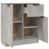 vidaXL Sideboards 2 pcs Concrete Grey 60x30x70 cm Engineered Wood