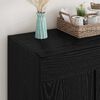 vidaXL Sideboard Black Oak 69.5 x 34 x 90 cm Engineered Wood