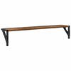 vidaXL Wall Shelves 2 pcs Old Wood 80 x 15 x 15.5 cm Engineered Wood