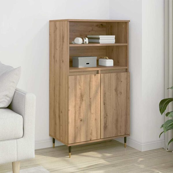 vidaXL Highboard Artisian Oak 60x36x110 cm Engineered Wood