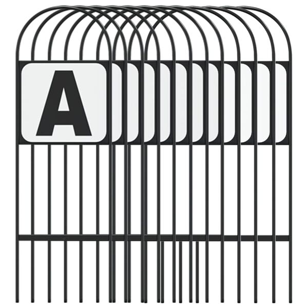 vidaXL Dressage Markers 12 pcs Steel