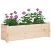 vidaXL Garden Planter 100x31x31 cm Solid Pinewood