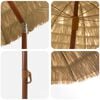 vidaXL Garden Parasol Natural 205 x 205 x 210 cm