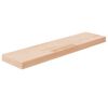vidaXL Shelf Board 80x20x4 cm Untreated Solid Wood Oak