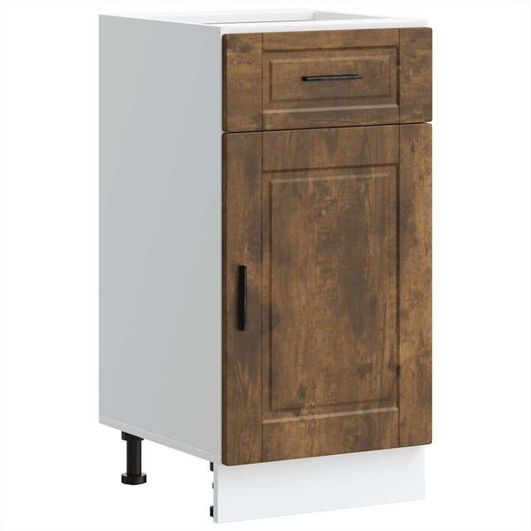 vidaXL Kitchen Base Cabinet&nbsp;Porto Smoked Oak Engineered Wood