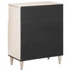 vidaXL Sideboard with Storage White 60 x 33.5 x 75 cm Solid Mango Wood
