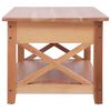 vidaXL Coffee Table 100x55x46 cm Solid Mahogany Wood
