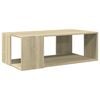 vidaXL Coffee Table Sonoma Oak 89.5x48x30 cm Engineered Wood