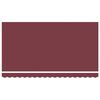 vidaXL Awning Replacement Fabric Burgundy 400 x 200 cm Canvas