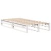 vidaXL Bed Frame without Mattress White 90x200 cm Solid Wood Pine