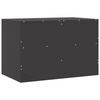 vidaXL TV Cabinets 2pcs Black 67x39x44 cm Steel