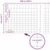 vidaXL Field Fence Silver 50 x 1.5 m Galvanised steel