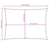 vidaXL Sunshade Sail Oxford Fabric Rectangular 3x6 m Red