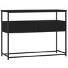 vidaXL Console Table Black 100x40x75 cm Engineered Wood