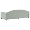 vidaXL Day Bed without Mattress Light Grey 90x190 cm Single Velvet