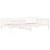 vidaXL Bed Frame with Roof without Mattress White 90x190 cm Single
