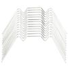 vidaXL Greenhouse Clips 100 pcs W Type Galvanised Steel