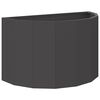 vidaXL Planter Black 60 x 30 x 35 cm Steel