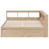 vidaXL Bookcase Bed without Mattress 140x200cm Solid Wood Pine