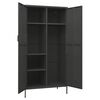 vidaXL Wardrobe Anthracite 90x50x180 cm Steel
