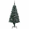 vidaXL Artificial Christmas Tree with 300 LEDs with Stand Green 180 cm