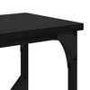 vidaXL Console Table Manual Black Oak 102 x 23 x 75 cm Engineered Wood