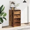 vidaXL Corner Chest of Drawers Old Wood 40x41x76 cm Engineered Wood