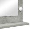 vidaXL Vanity Mirror Rectangular Concrete Grey 60 x 55 x 18 cm