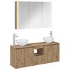 vidaXL Bathroom Cabinet Set 4 pcs Artisan Oak Engineered Wood