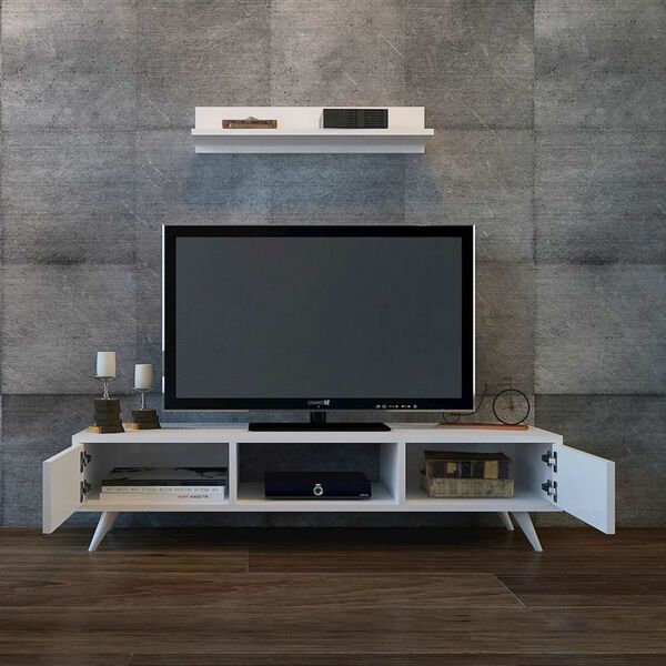 Homemania TV Stand Aspen 130x40x35 cm White