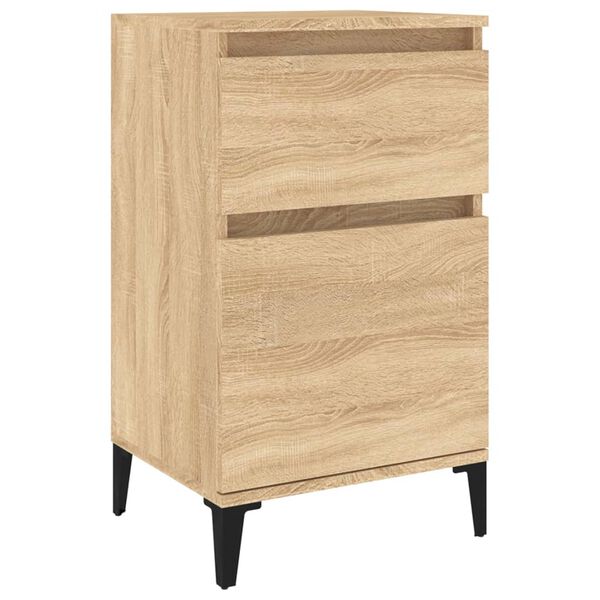 vidaXL Bedside Cabinet Sonoma Oak 40x35x70 cm