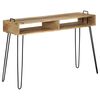 vidaXL Console Table Solid Mango Wood 115x35x76 cm