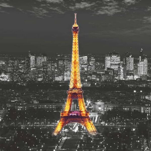 AG Design Photo Mural Eiffel In The Night