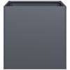 vidaXL Planter Anthracite 40x40x40 cm Cold-rolled Steel