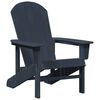 vidaXL Garden Lounge Furniture 2 pcs Navy 74 x 82 x 90cm Polyethylene