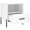 vidaXL Bedside Cabinets 2 pcs White 40x35x47.5 cm Engineered Wood