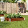 vidaXL Garden Planter Brown 120x80 cm Solid Wood Pine