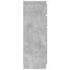 vidaXL Drawer Cabinet Concrete Grey 60x36x103 cm Engineered Wood
