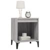 vidaXL Bedside Cabinets 2 pcs Grey Sonoma 40x35x50 cm