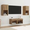 vidaXL TV Wall Cabinets Wall-mounted 4 pcs Artisan Oak Engineered Wood