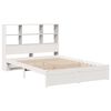 vidaXL Bookcase Bed without Mattress White 120x200cm Solid Wood Pine